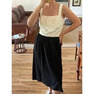 Vintage Tuxedo Style Cocktail Dress